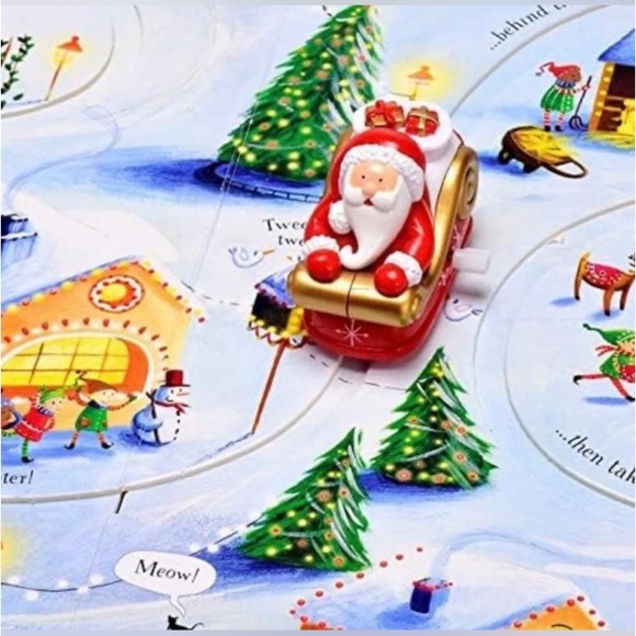 Usborne Pull-Back Busy Santa Book with Sleigh Cart Like New, used once - Picture 14 of 17